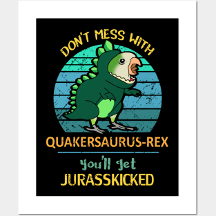 Jurasskicked Green Monk Parakeet Posters and Art